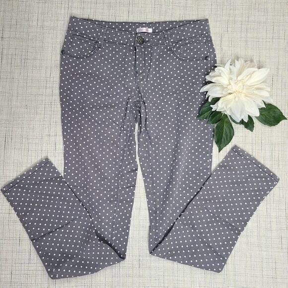 Target Xhilaration Polka Dot Skinny Jeans 5‎ - Picture 1 of 3